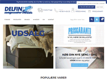 Tablet Screenshot of delfinsengecenter.dk